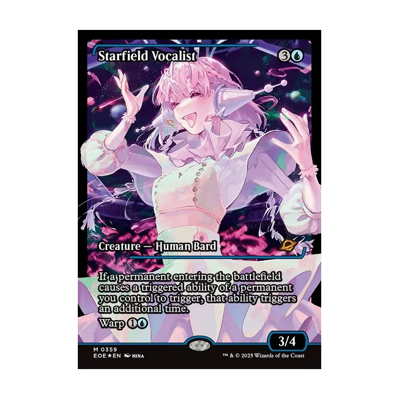 Starfield Vocalist (Showcase) - Edge of Eternities (Foil Near Mint)