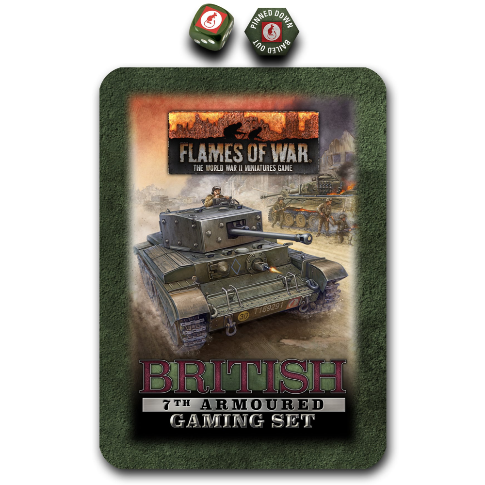 Flames of War WW2: British - 7th Armoured Gaming Set
