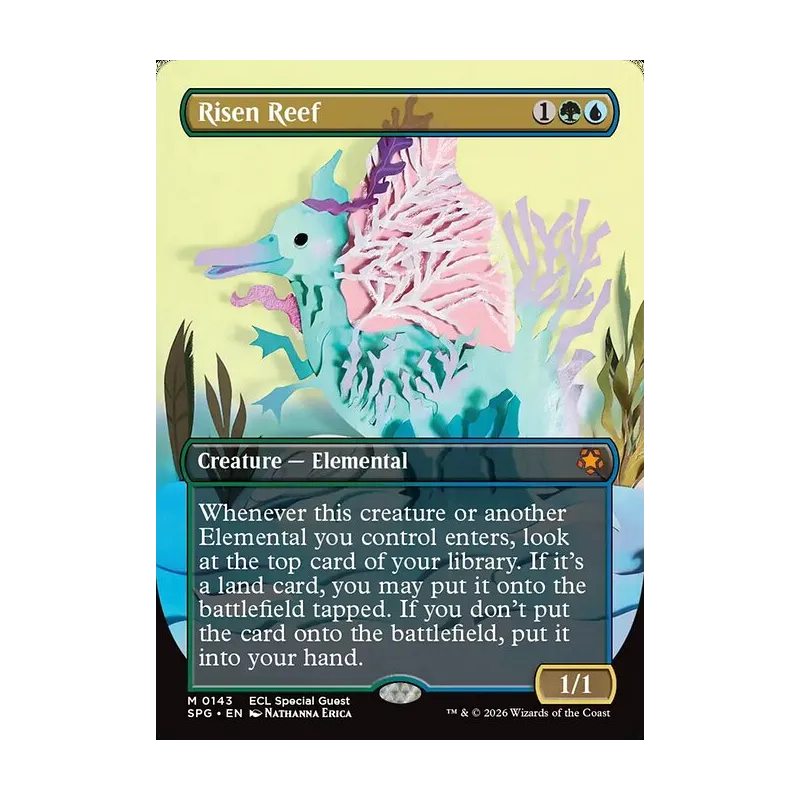 Risen Reef (Borderless) - Special Guests (Near Mint)