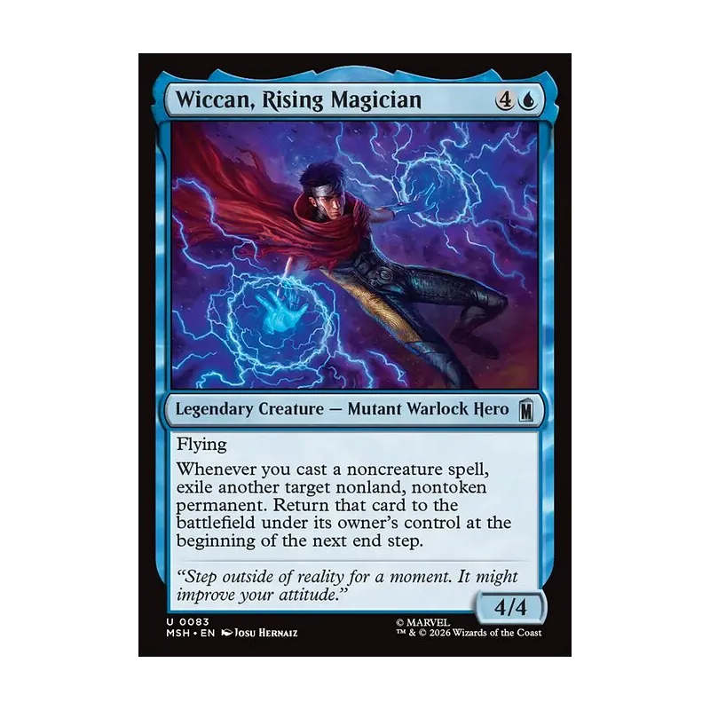 Wiccan, Rising Magician - Marvel Super Heroes (Near Mint)