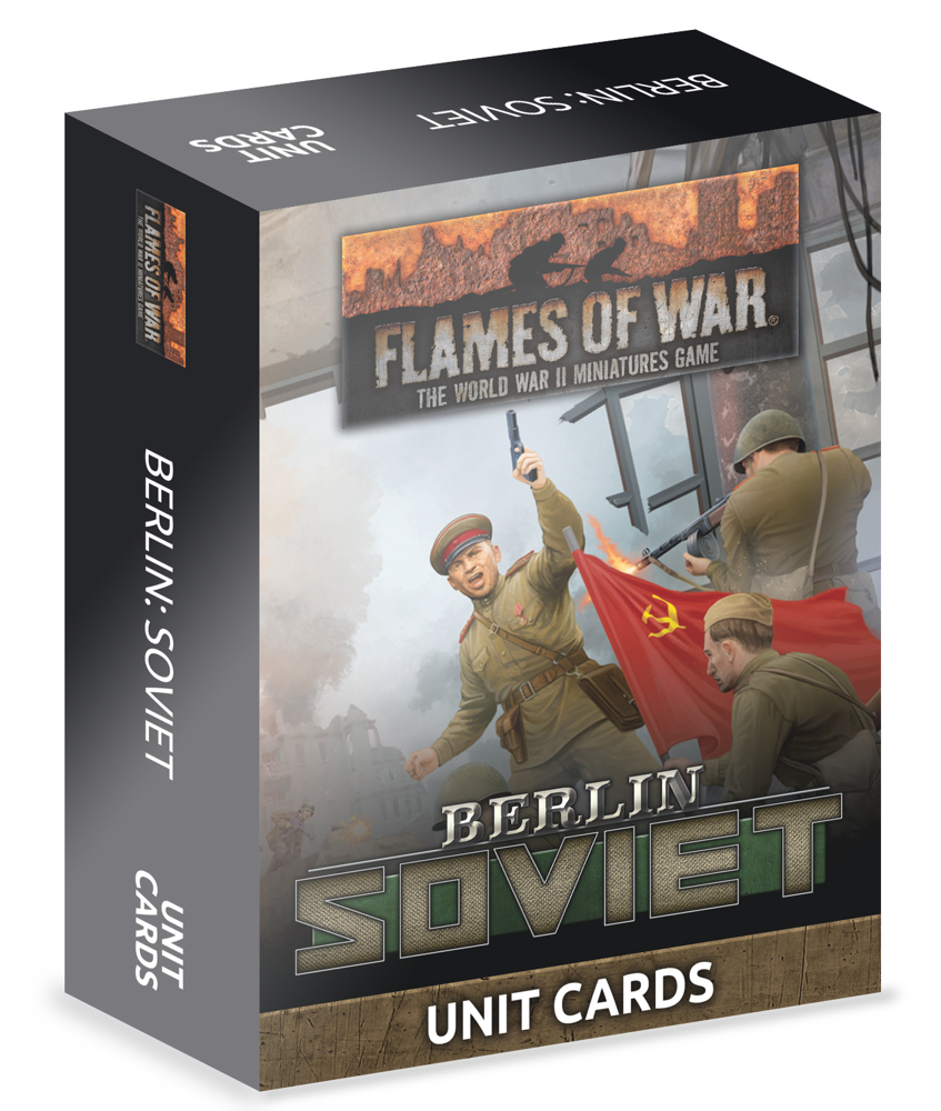 Flames of War WW2: Berlin - Soviet Unit Cards