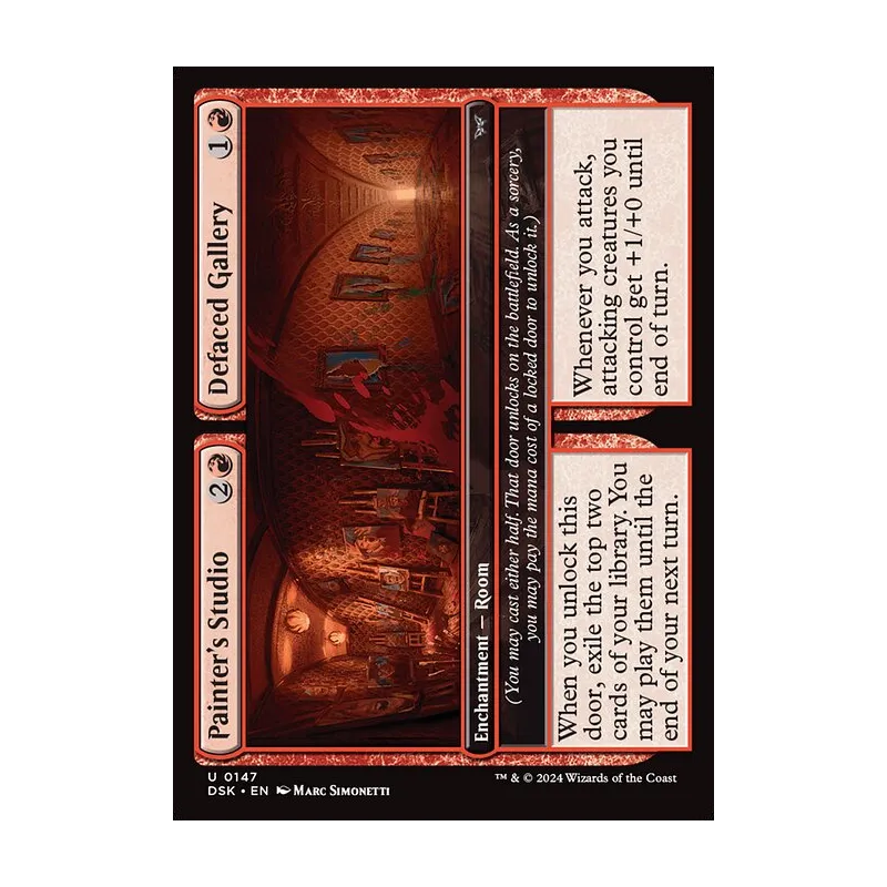 Painter's Studio // Defaced Gallery - Duskmourn: House of Horror (Near Mint)