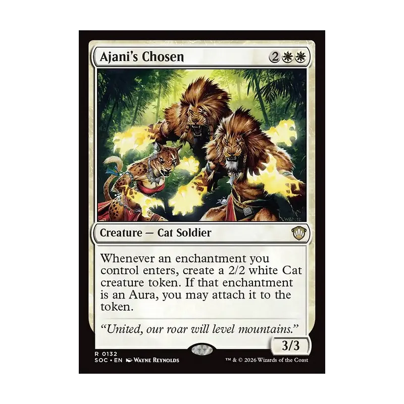 Ajani's Chosen - Secrets of Strixhaven Commander (Near Mint)
