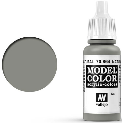 Vallejo Model Color Paint: Natural Steel