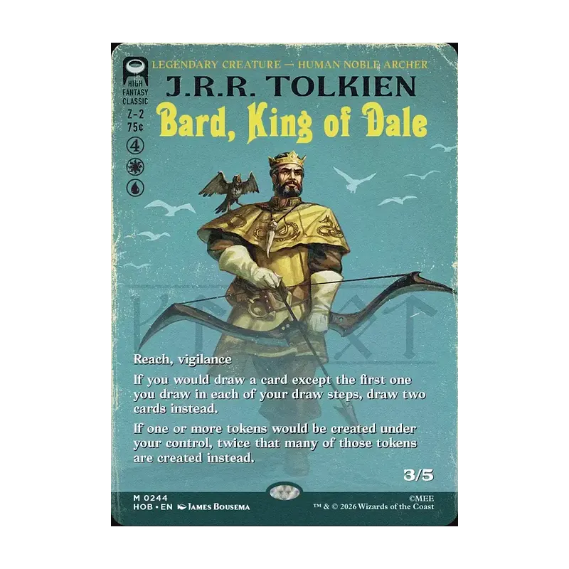 Bard, King of Dale (Borderless) - The Hobbit (Near Mint)