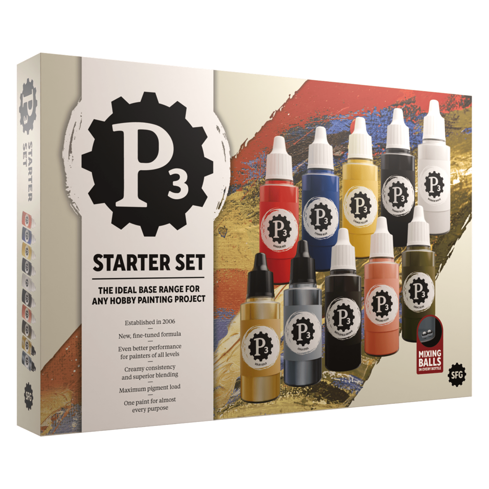 P3 Paint: Starter Set of 10 Paints (18ml) (Preorder)