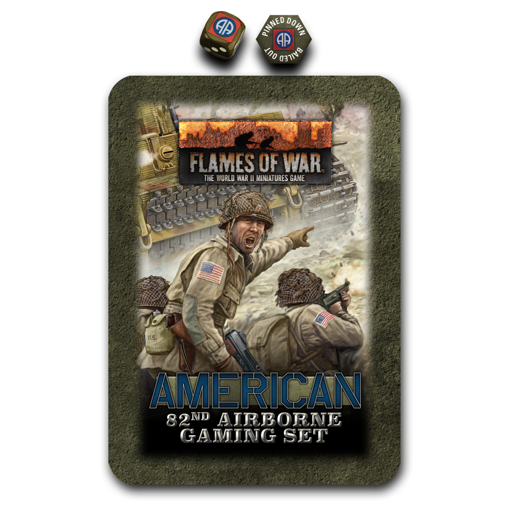 Flames of War WW2: American - 82nd Ariborne Gaming Set