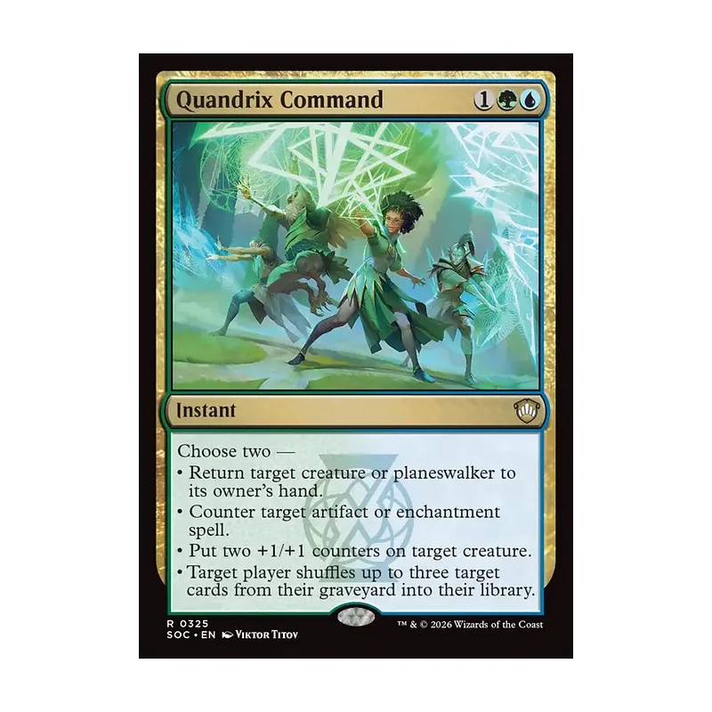 Quandrix Command - Secrets of Strixhaven Commander (Near Mint)