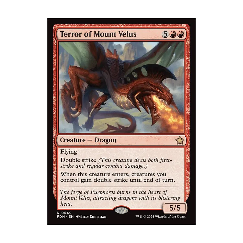 Terror of Mount Velus - Foundations (Near Mint)