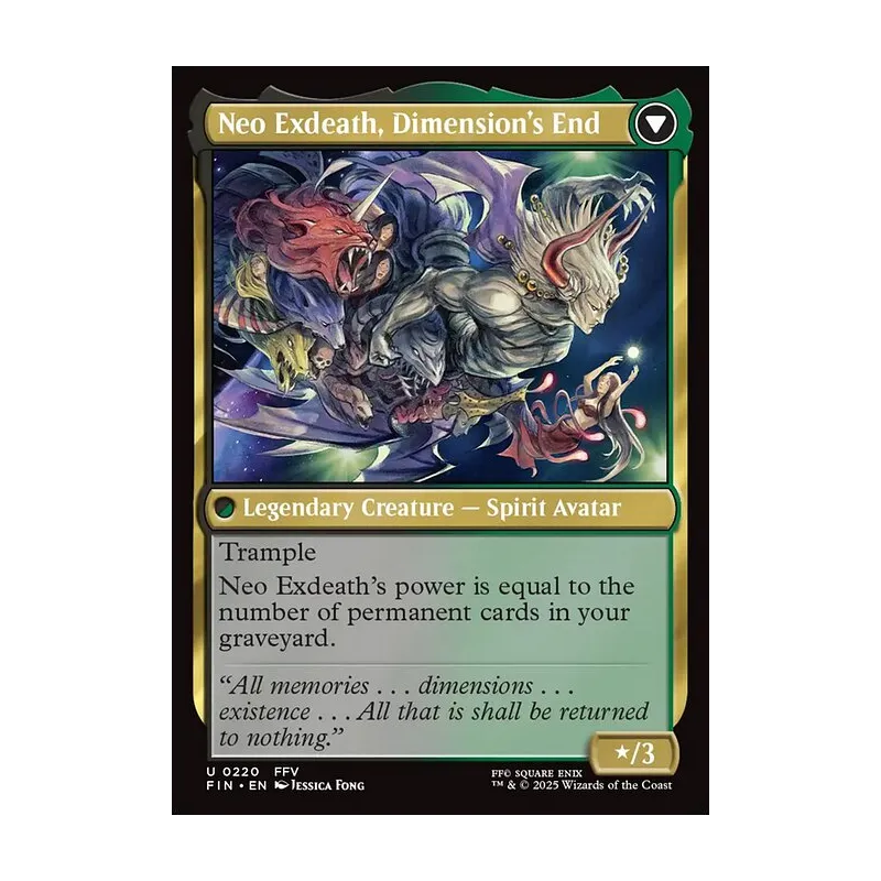 Exdeath, Void Warlock // Neo Exdeath, Dimension's End - Final Fantasy (Near Mint)