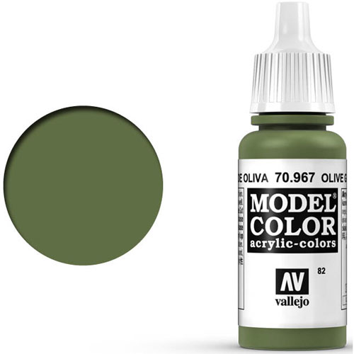 Vallejo Model Color Paint: Olive Green