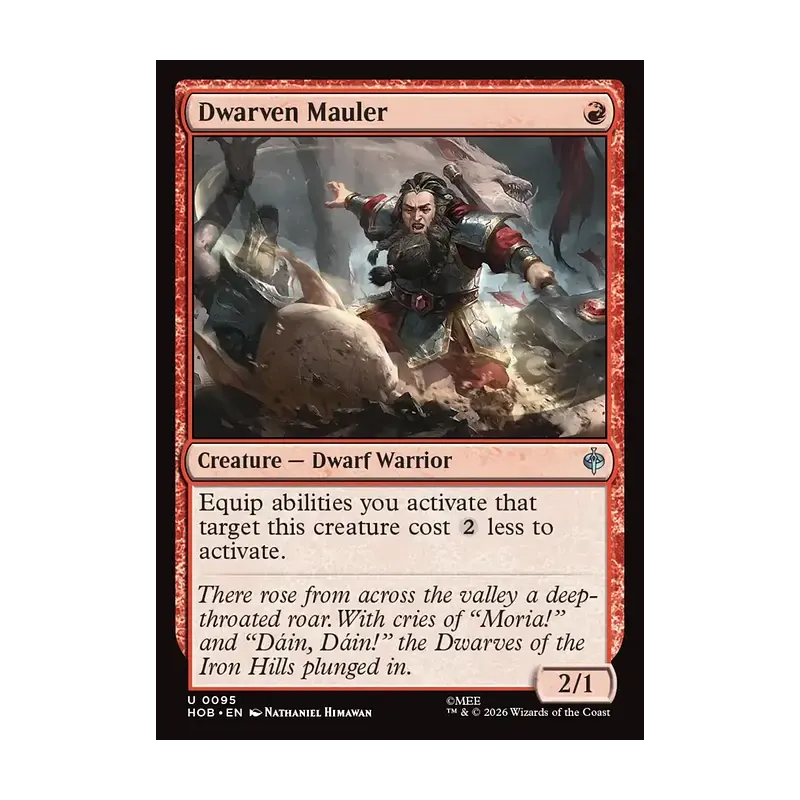 Dwarven Mauler - The Hobbit (Near Mint)