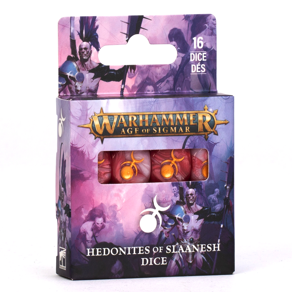 Warhammer Age of Sigmar: Dice Set - Hedonites of Slaanesh (16) (Preorder)