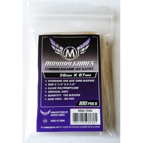 Mayday Sleeves: Standard USA Size (100)
