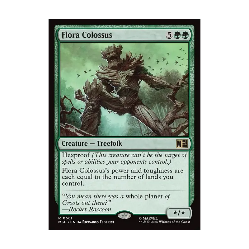 Flora Colossus - Marvel Super Heroes Commander (Near Mint)