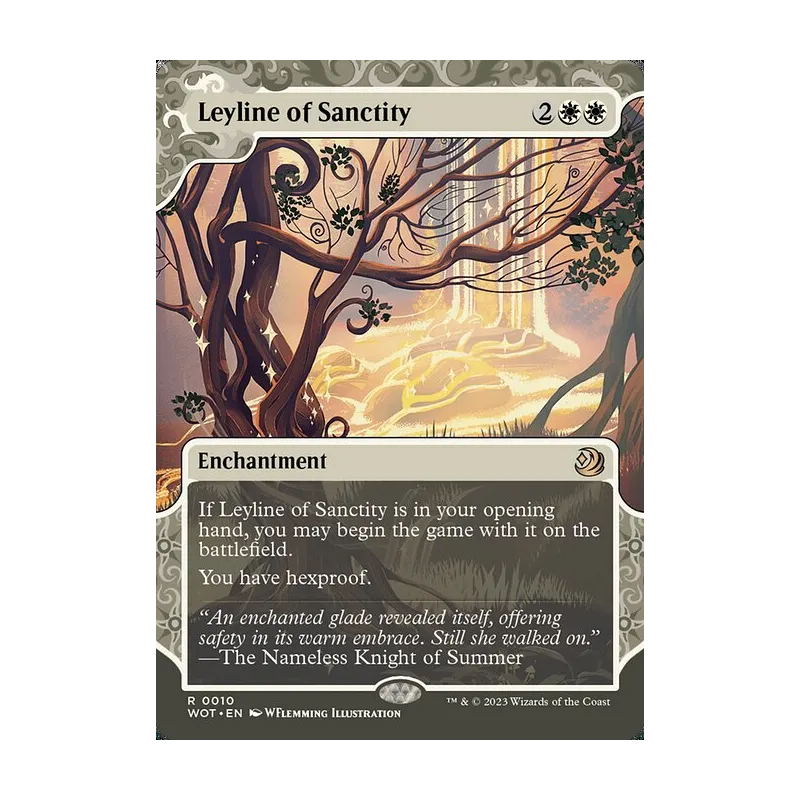Leyline of Sanctity - Wilds of Eldraine: Enchanting Tales (Near Mint)