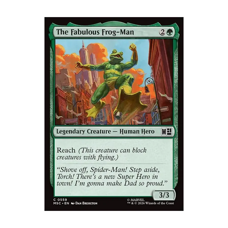 The Fabulous Frog-Man - Marvel Super Heroes Commander (Near Mint)