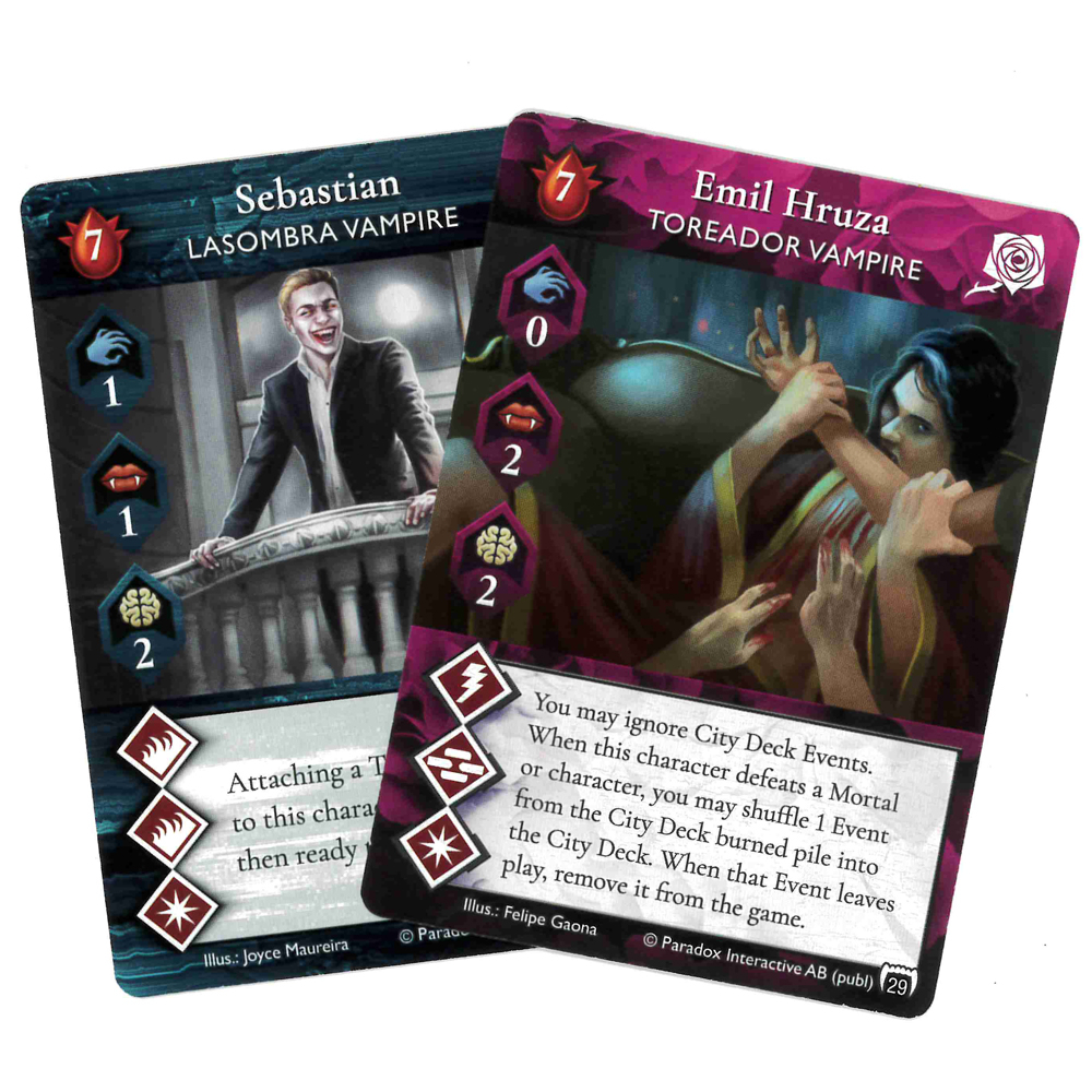 Vampire the Masquerade: Rivals ECG - Heart of Europe Promo Cards (Add-on Sku for RGS02327)