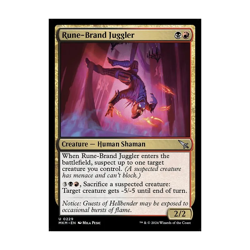Rune-Brand Juggler - Murders at Karlov Manor (Near Mint)