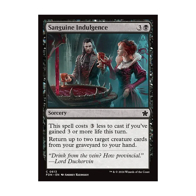 Sanguine Indulgence - Foundations (Near Mint)
