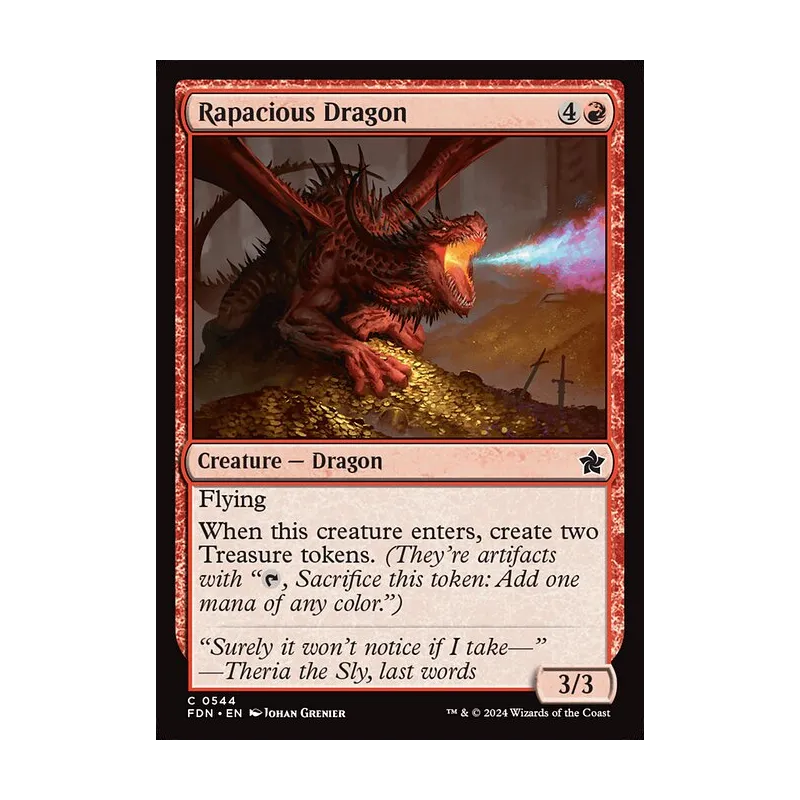 Rapacious Dragon - Foundations (Near Mint)
