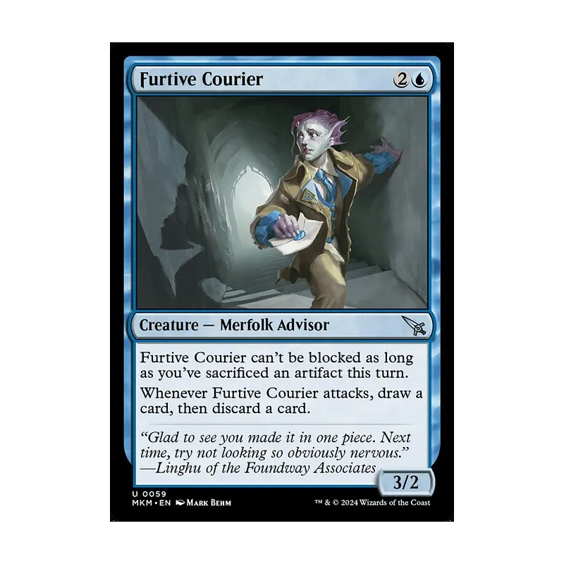 Furtive Courier - Murders at Karlov Manor (Near Mint)