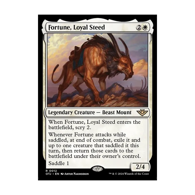 Fortune, Loyal Steed - Outlaws of Thunder Junction (Near Mint)