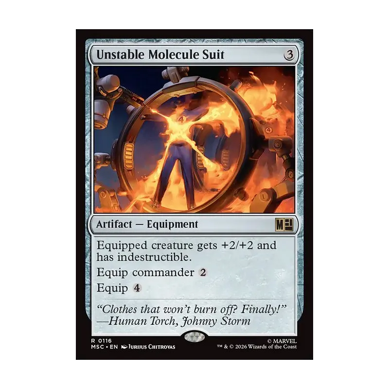 Unstable Molecule Suit (Surge Foil) - Marvel Super Heroes Commander (Foil Near Mint)
