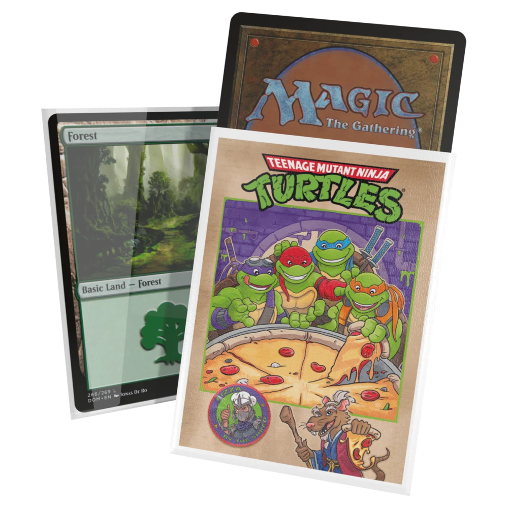 MTG Art Sleeves TMNT: Pizza Box (100) (Preorder)