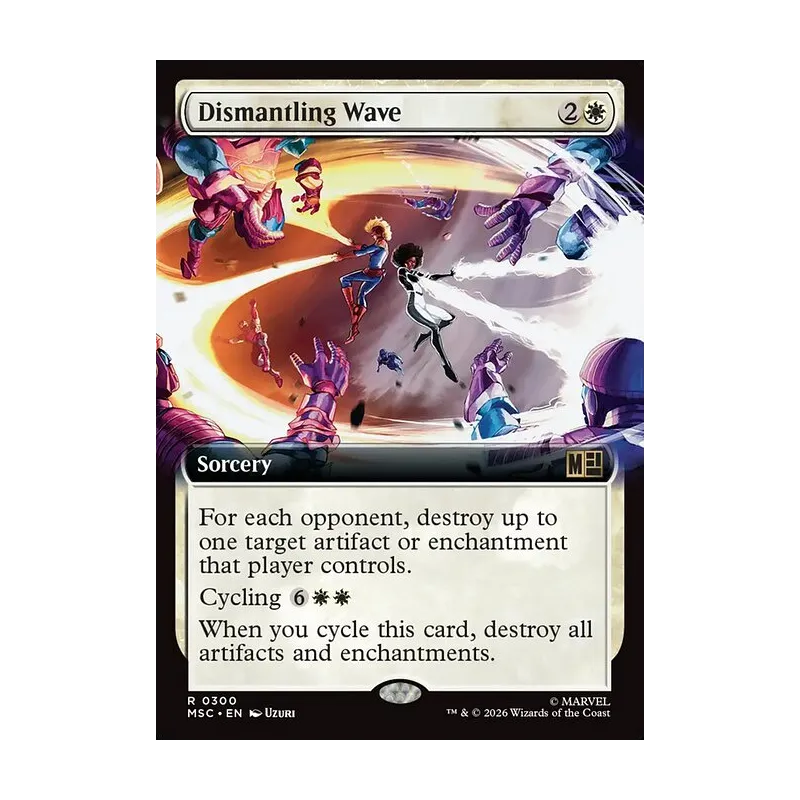 Dismantling Wave (Extended Art) - Marvel Super Heroes Commander (Near Mint)