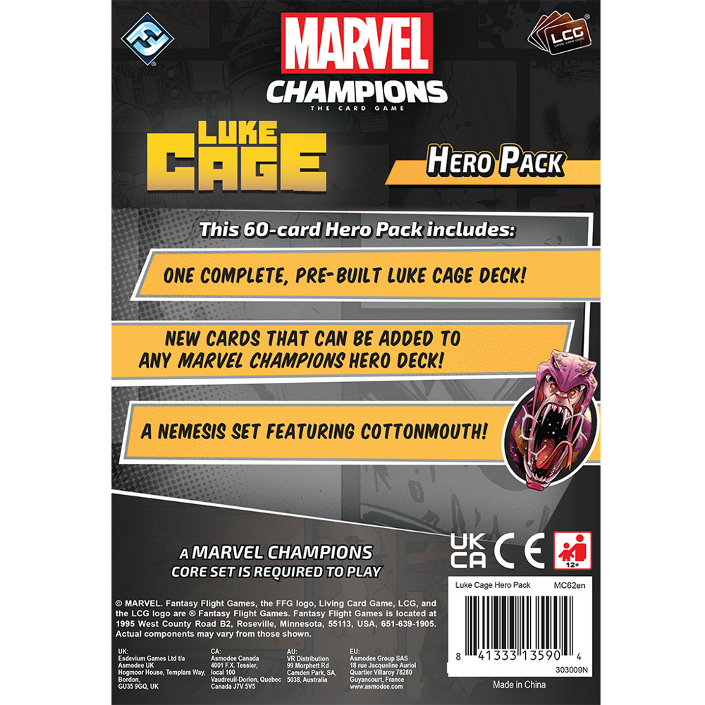 Marvel Champions LCG: Luke Cage Hero Pack (Preorder)