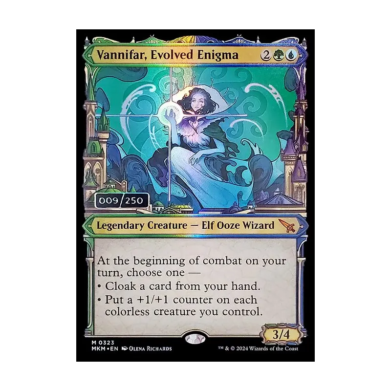 Vannifar, Evolved Enigma (Serial Numbered) - Murders at Karlov Manor (Foil Near Mint)