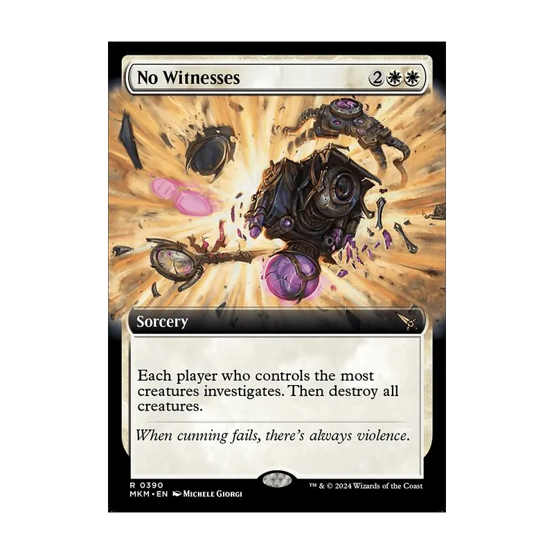 No Witnesses (Extended Art) - Murders at Karlov Manor (Near Mint)