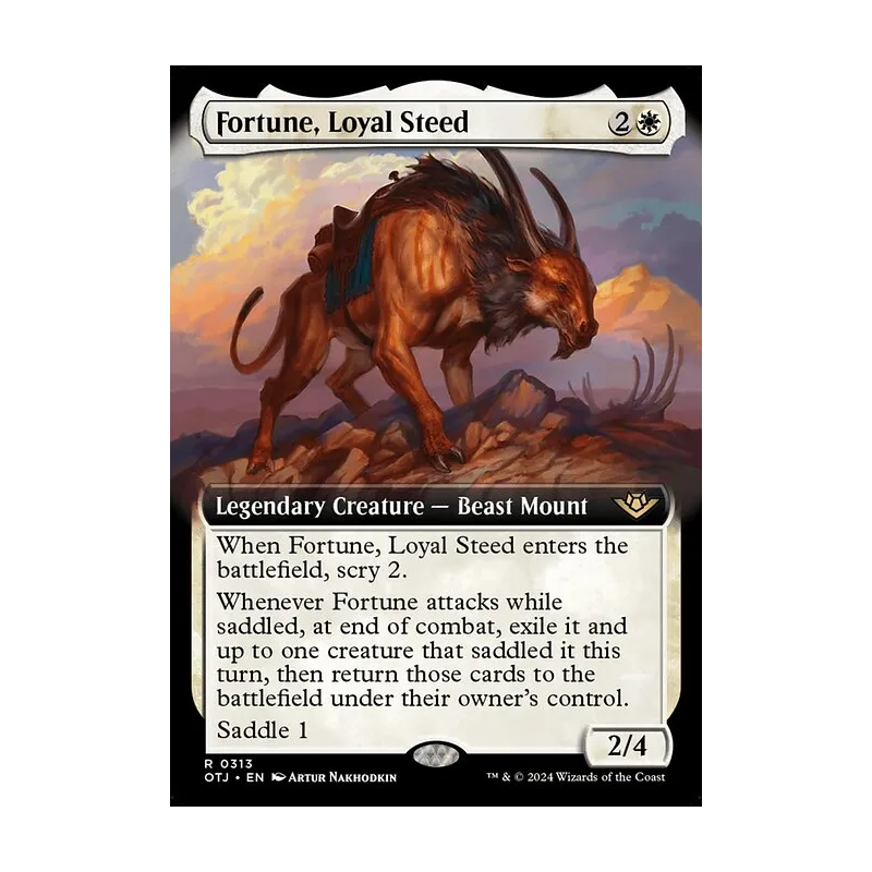 Fortune, Loyal Steed (Extended Art) - Outlaws of Thunder Junction (Near Mint)