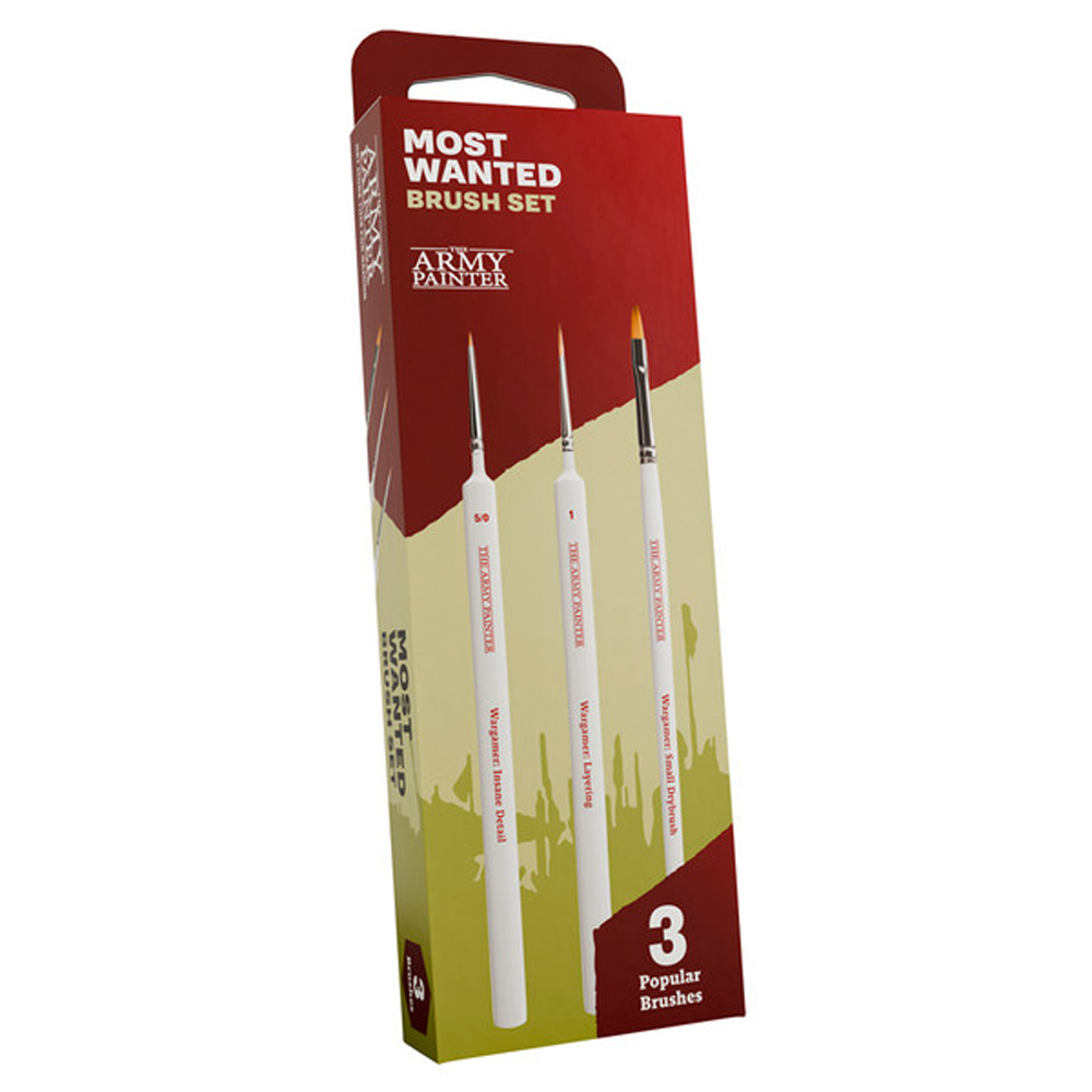 Army Painter Brush: Most Wanted Brush Set (Preorder)