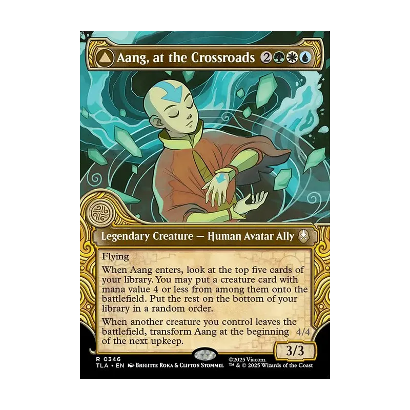 Aang, at the Crossroads // Aang, Destined Savior (Showcase) - Avatar: The Last Airbender (Near Mint)
