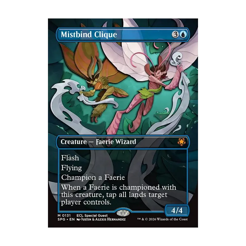 Mistbind Clique (Borderless) - Special Guests (Near Mint)