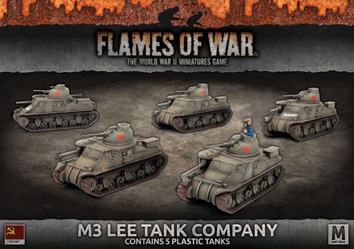 Flames of War WW2: Soviet - M3 Lee Tank Company