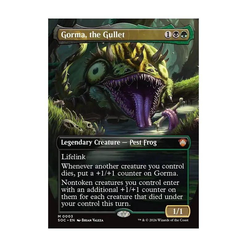 Gorma, the Gullet (Borderless) - Secrets of Strixhaven Commander (Near Mint)