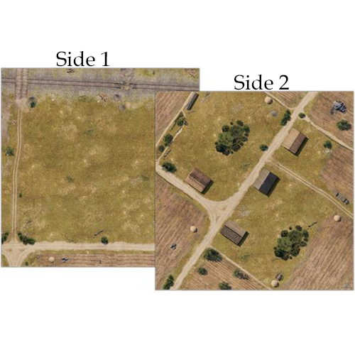 World of Tanks: Summer Game Mat - Prokhorovka (36" x 36")