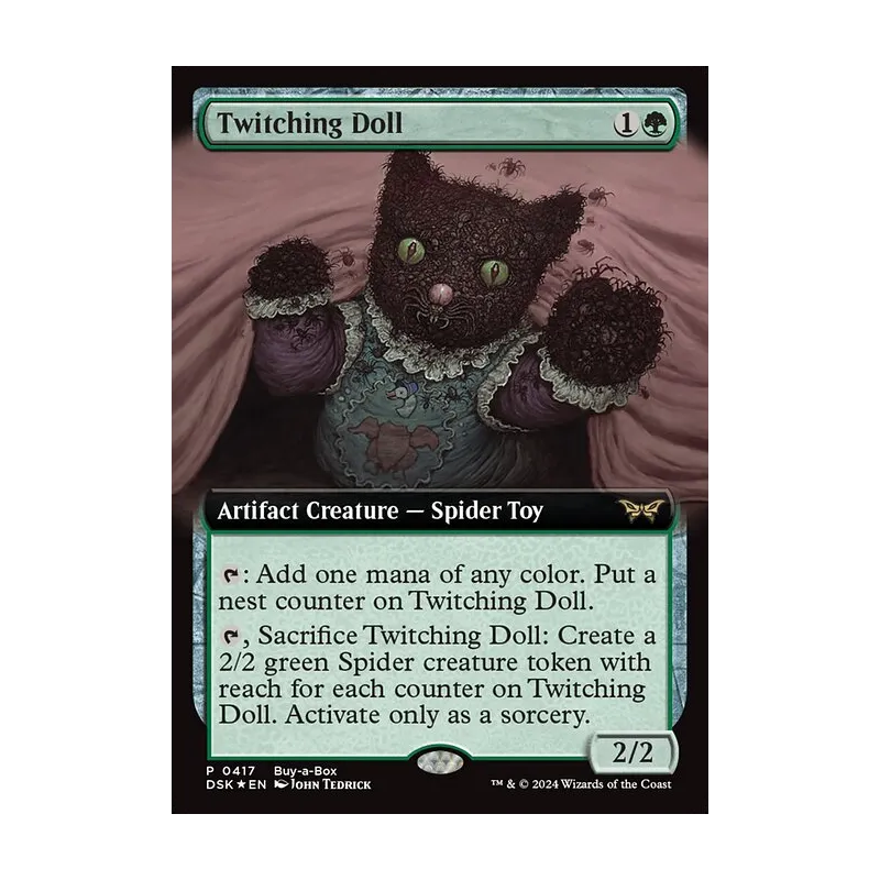 Twitching Doll (Extended Art) - Duskmourn: House of Horror (Foil Near Mint)