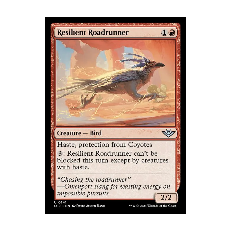 Resilient Roadrunner - Outlaws of Thunder Junction (Near Mint)