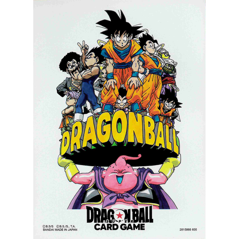 Dragon Ball Super Official Card Sleeves: Manga Collection - Son Goku & Majin Buu (60) (New Arrival)