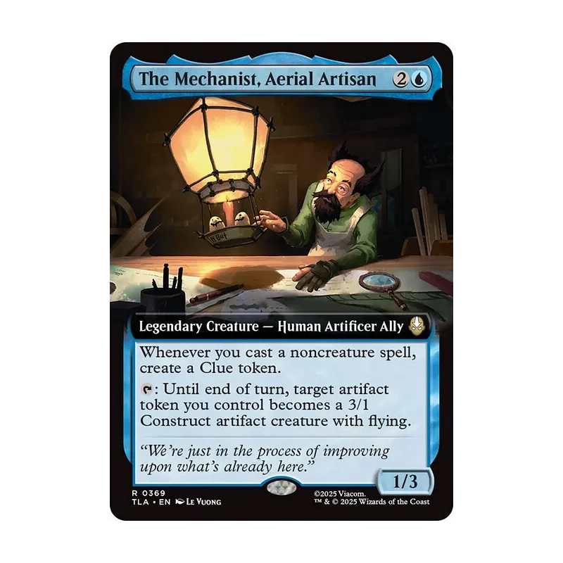 The Mechanist, Aerial Artisan (Extended Art) - Avatar: The Last Airbender (Foil Near Mint)