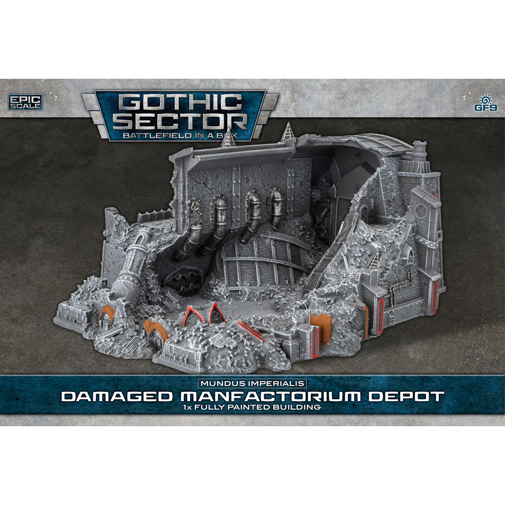 Battlefield in a Box Gothic Sector: Mundus Imperialis - Manufactorium Depot (Damaged)