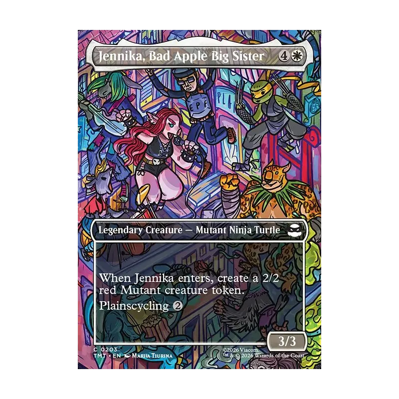 Jennika, Bad Apple Big Sister (Borderless) - Teenage Mutant Ninja Turtles (Near Mint)