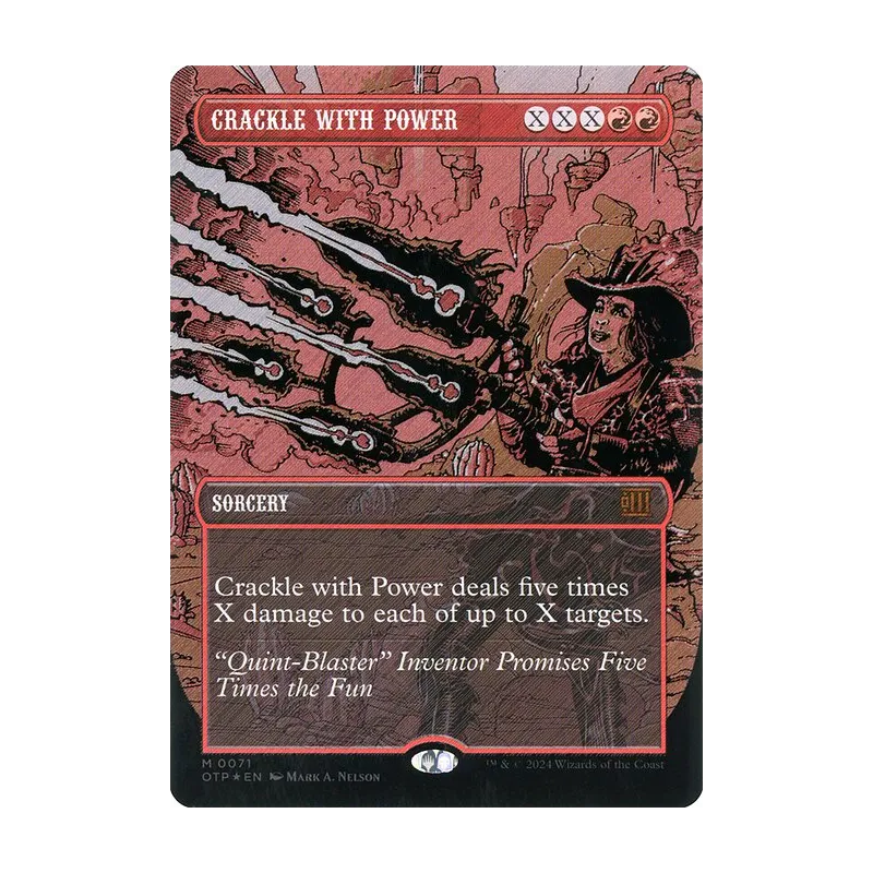 Crackle with Power (Textured Foil) - Breaking News (Foil Near Mint)