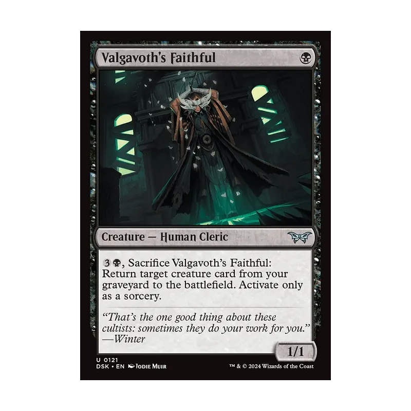 Valgavoth's Faithful - Duskmourn: House of Horror (Near Mint)