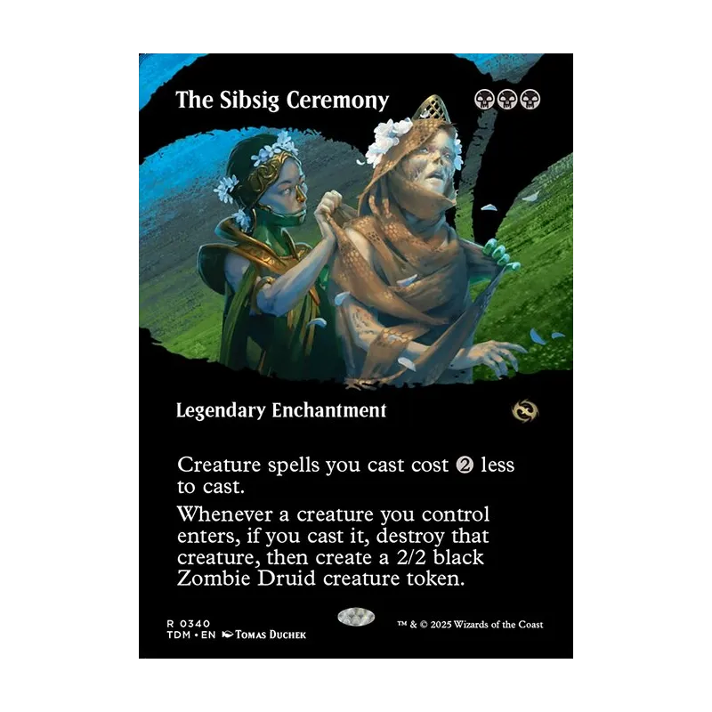 The Sibsig Ceremony (Borderless) - Tarkir: Dragonstorm (Near Mint)