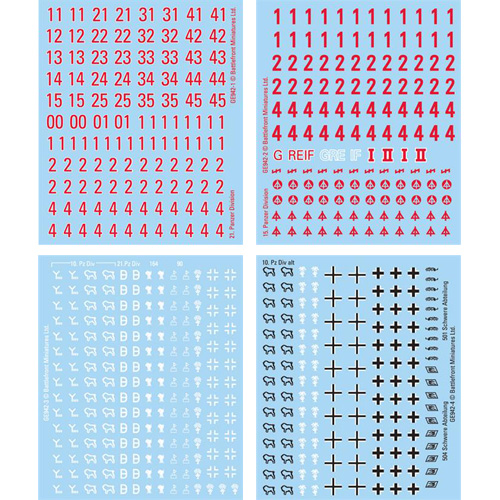 Flames of War WW2: German - DAK Decals